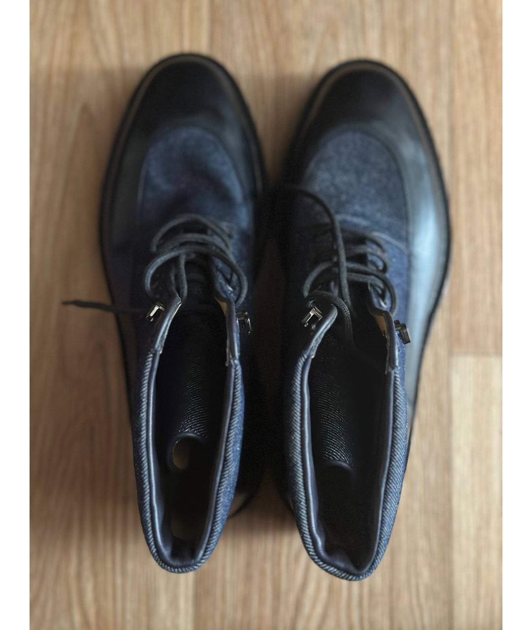 JOHN LOBB Синие высокие ботинки, фото 2