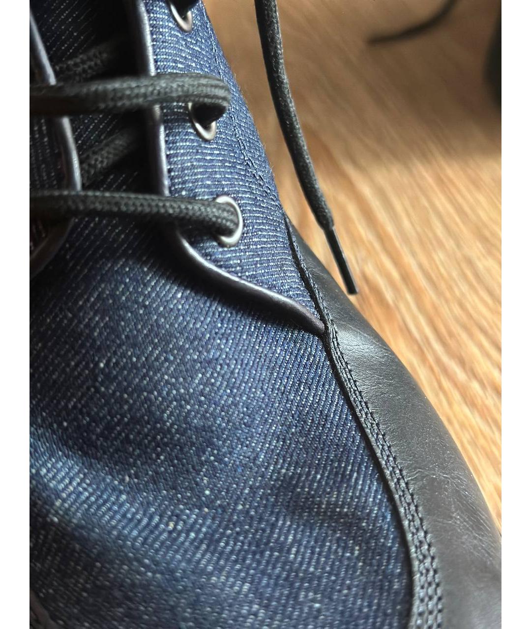 JOHN LOBB Синие высокие ботинки, фото 3