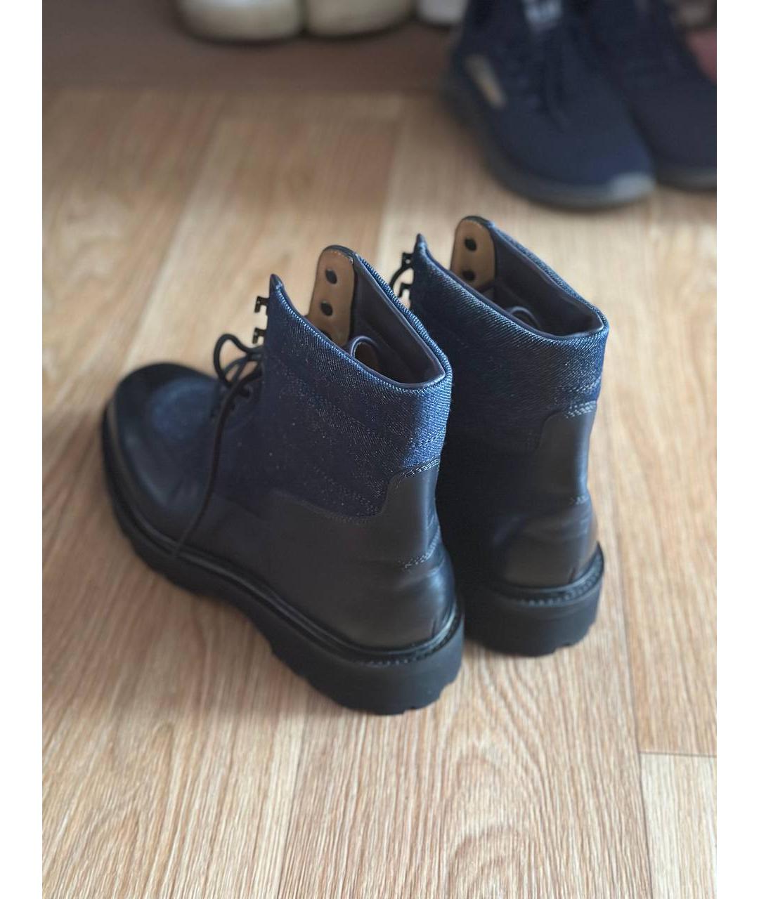 JOHN LOBB Синие высокие ботинки, фото 8