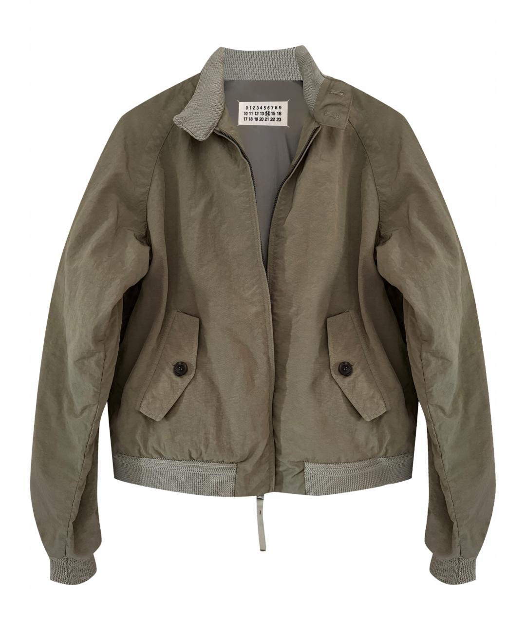 MAISON MARGIELA Хаки полиамидовая куртка, фото 1