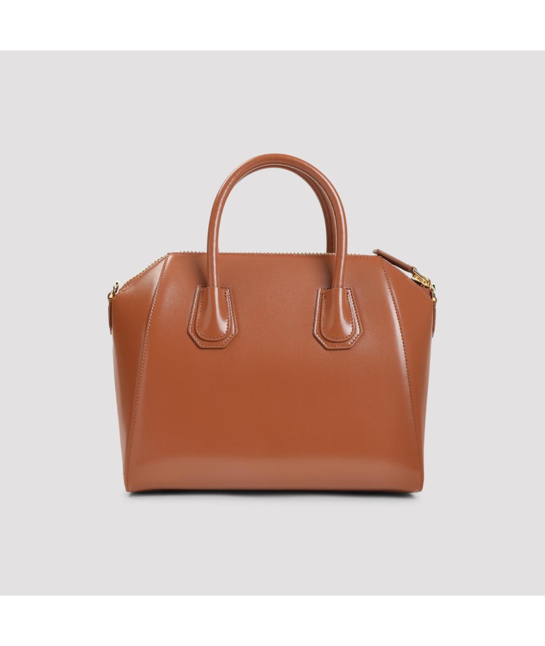 GIVENCHY Коричневая кожаная сумка тоут, фото 3