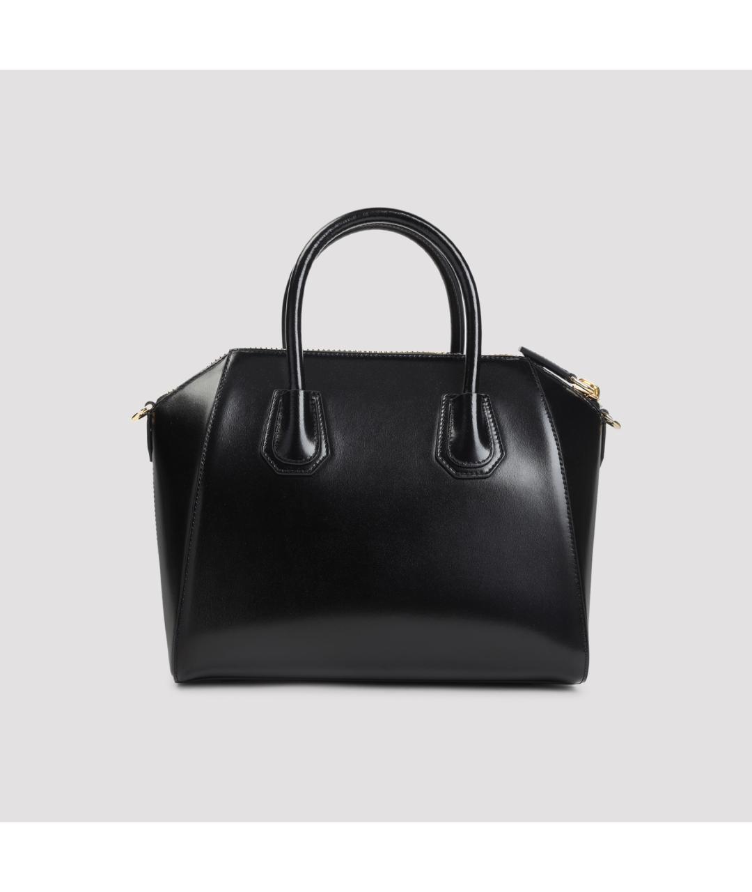 GIVENCHY Черная кожаная сумка тоут, фото 4