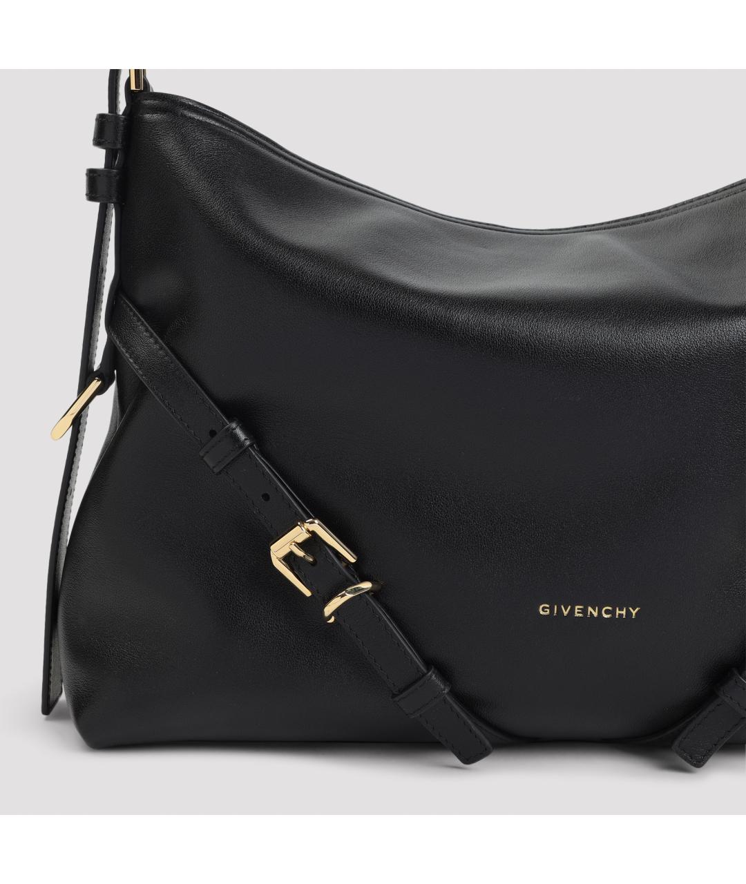 GIVENCHY Черная кожаная сумка через плечо, фото 3
