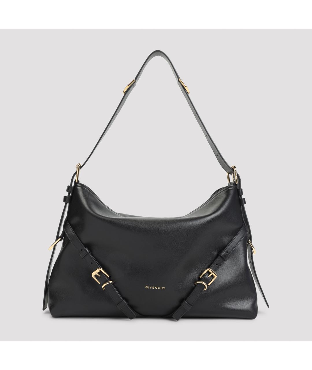 GIVENCHY Черная кожаная сумка через плечо, фото 4