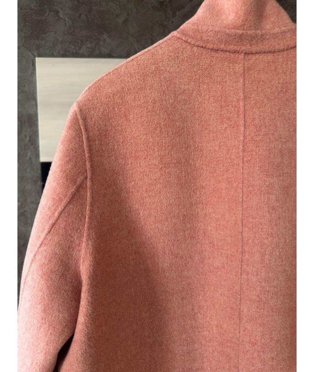 ACNE STUDIOS Коралловое кашемировое пальто, фото 4