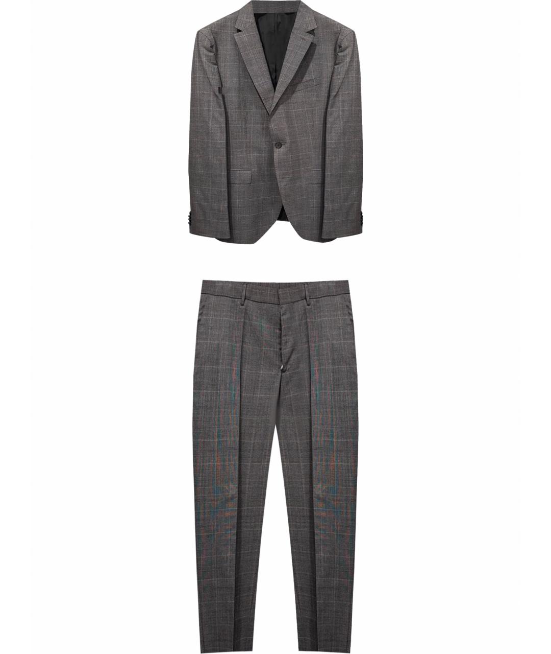 HUGO BOSS Серый классический костюм, фото 1