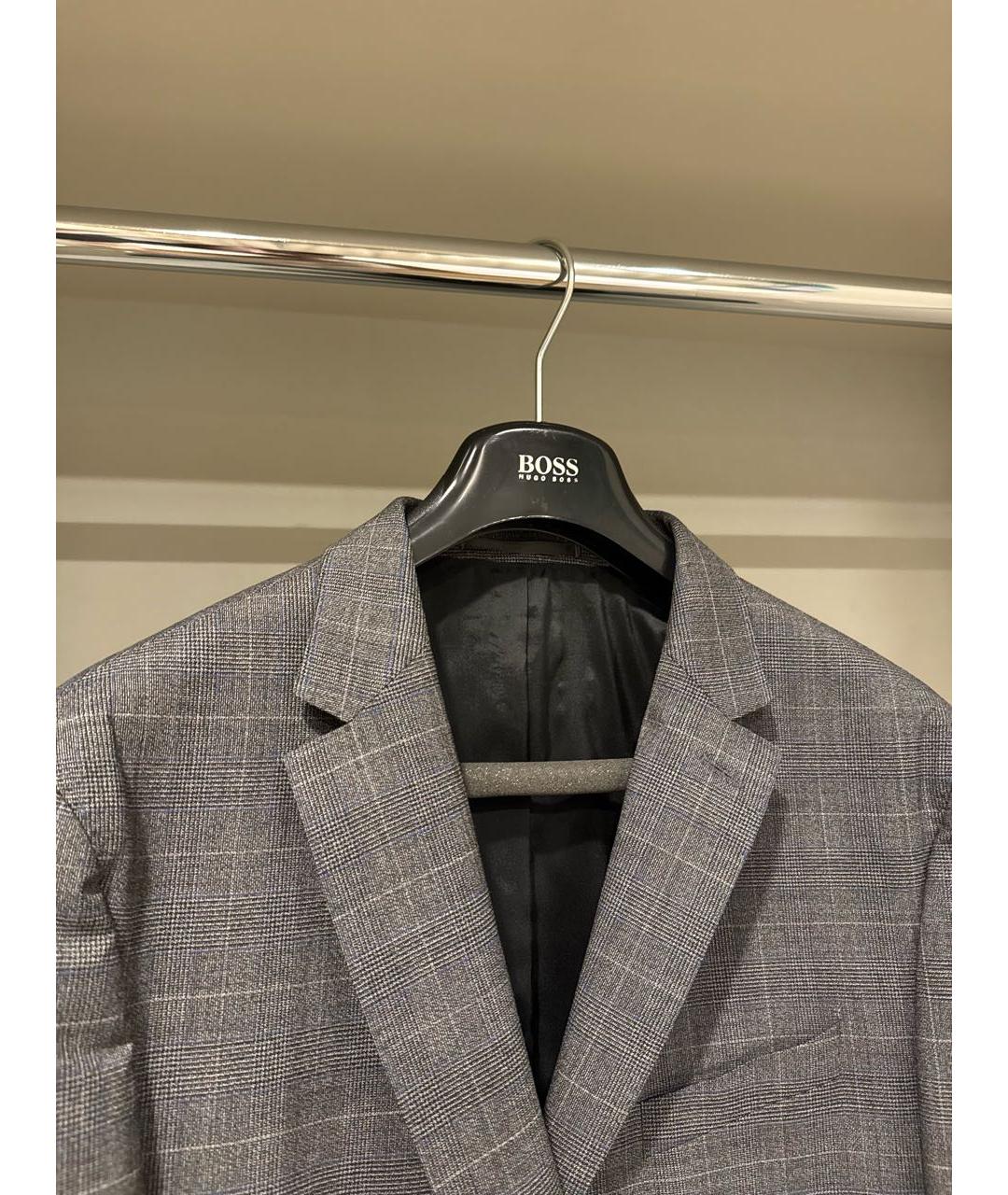 HUGO BOSS Серый классический костюм, фото 6