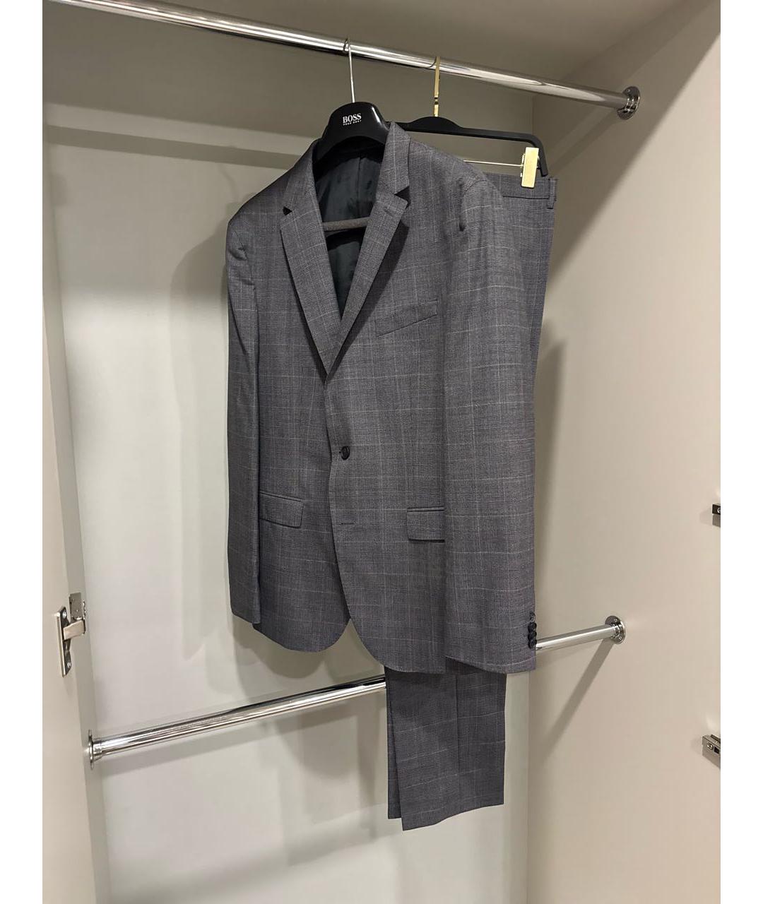 HUGO BOSS Серый классический костюм, фото 7