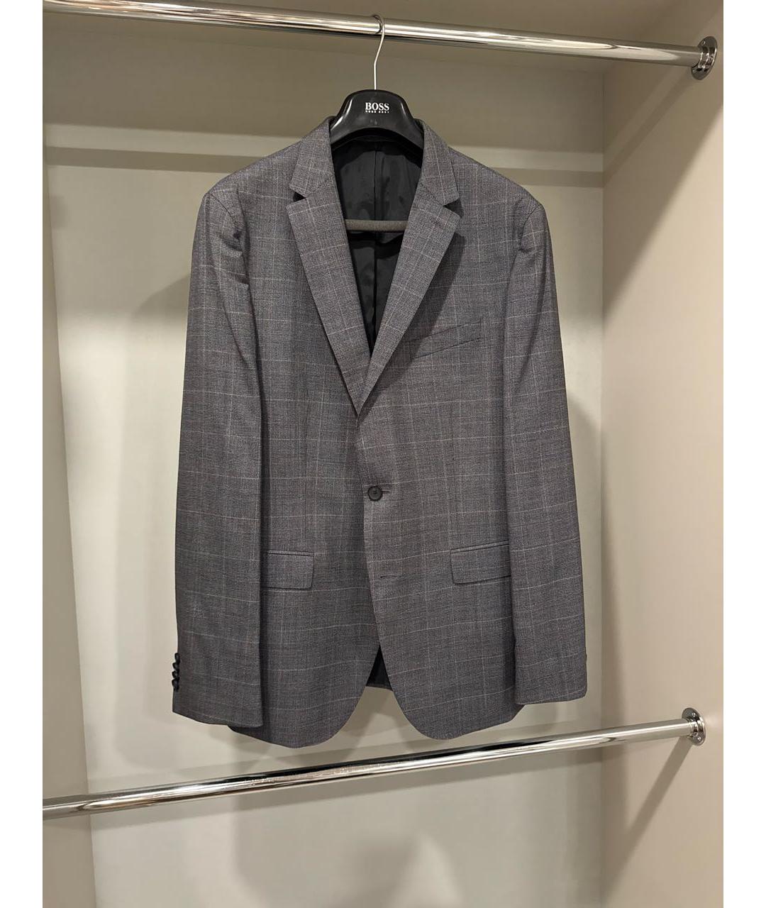 HUGO BOSS Серый классический костюм, фото 8