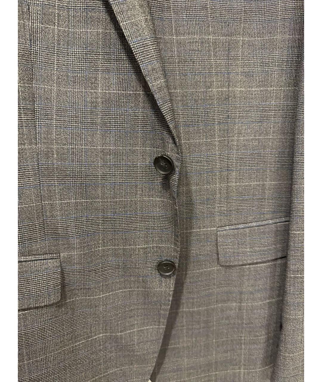 HUGO BOSS Серый классический костюм, фото 4