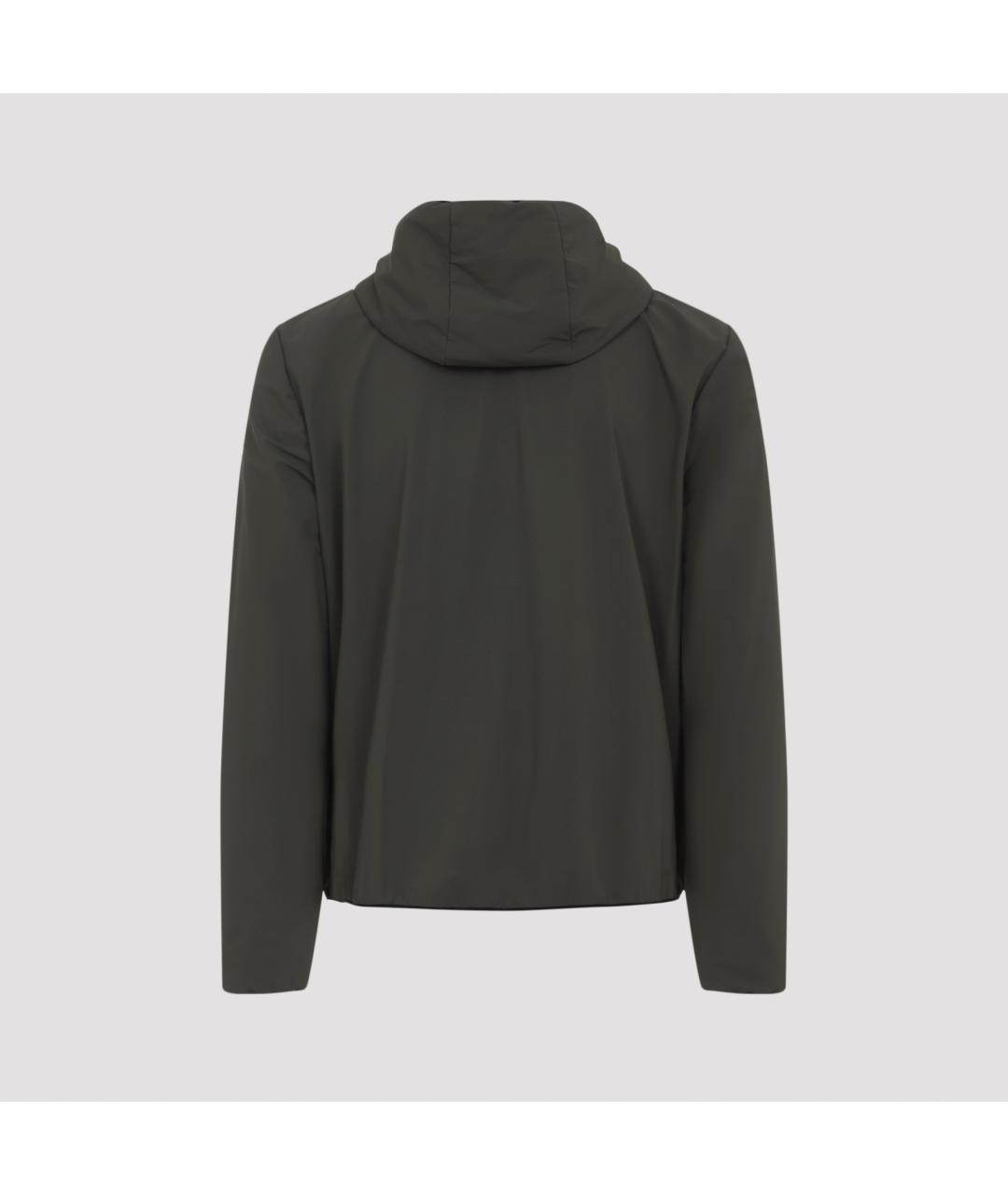 MONCLER GRENOBLE Зеленая полиамидовая куртка, фото 2