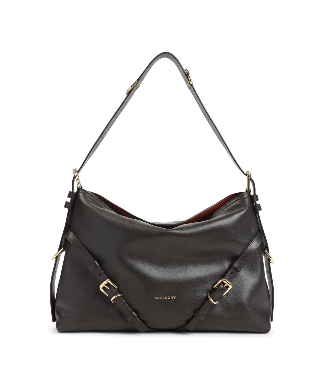 GIVENCHY Коричневая кожаная сумка через плечо, фото 1