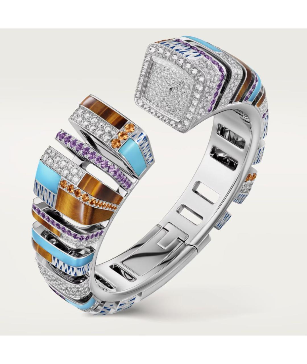 CARTIER Мульти часы из белого золота, фото 4