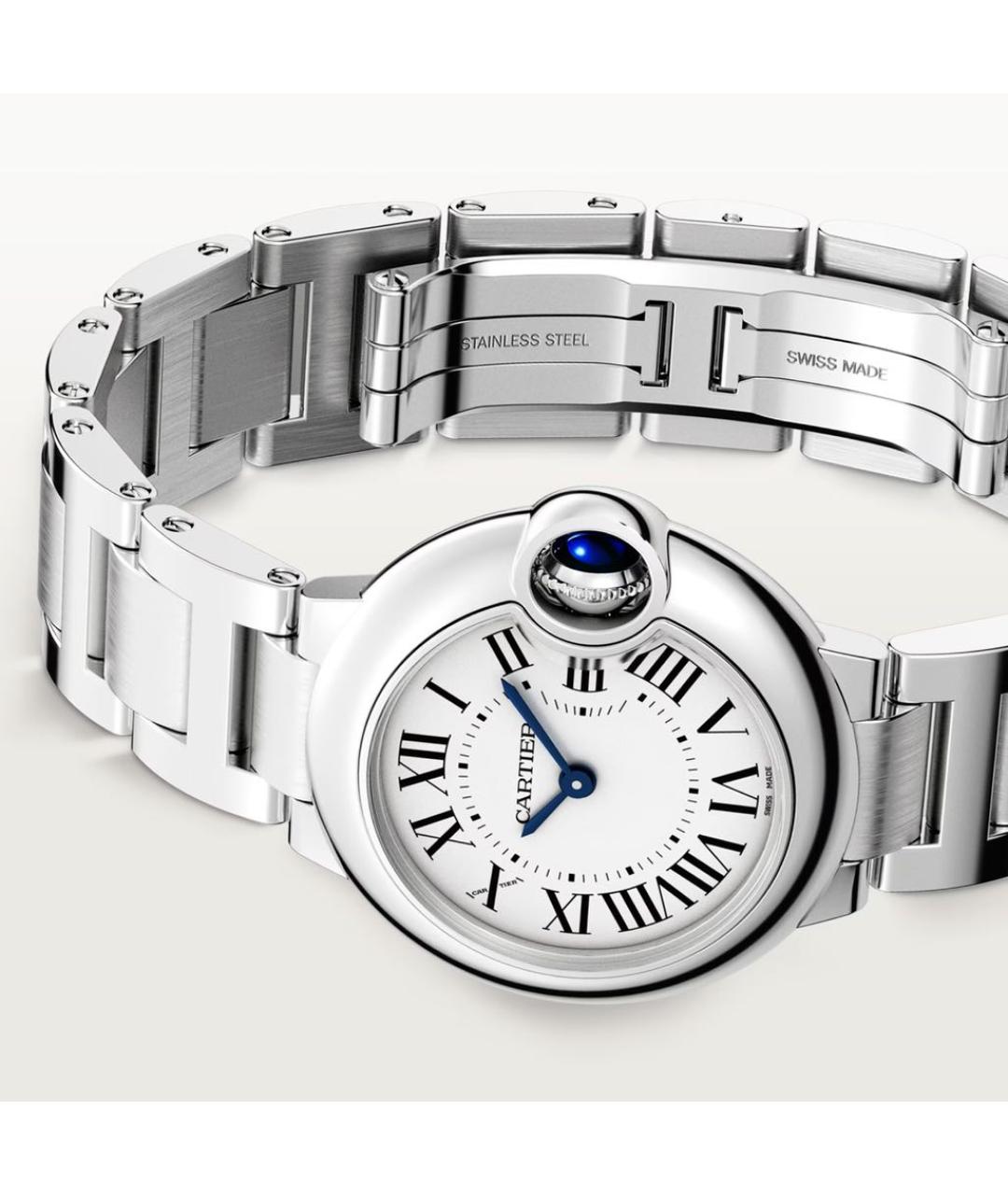 CARTIER Серебряные металлические часы, фото 4