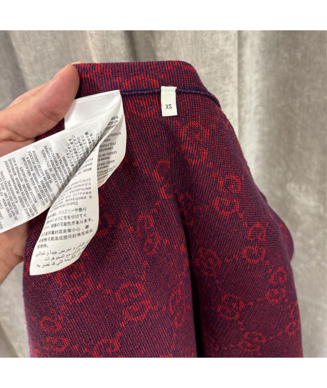 GUCCI Синий шерстяной кардиган, фото 4