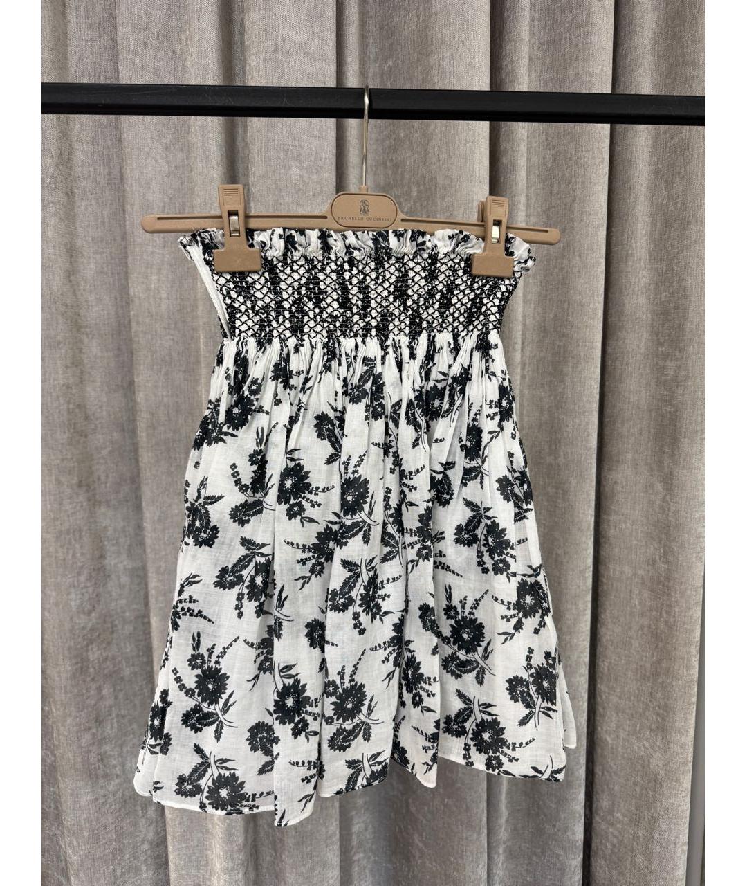 MIU MIU Белый хлопковый костюм с юбками, фото 2