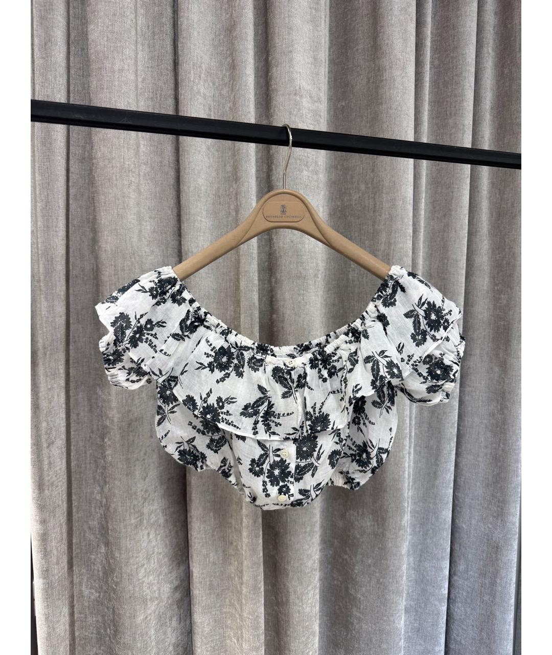 MIU MIU Белый хлопковый костюм с юбками, фото 6