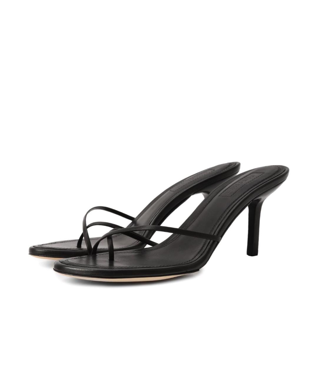 ARMARIUM Черные кожаные босоножки, фото 6