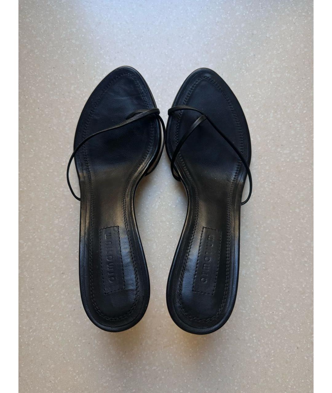 ARMARIUM Черные кожаные босоножки, фото 3