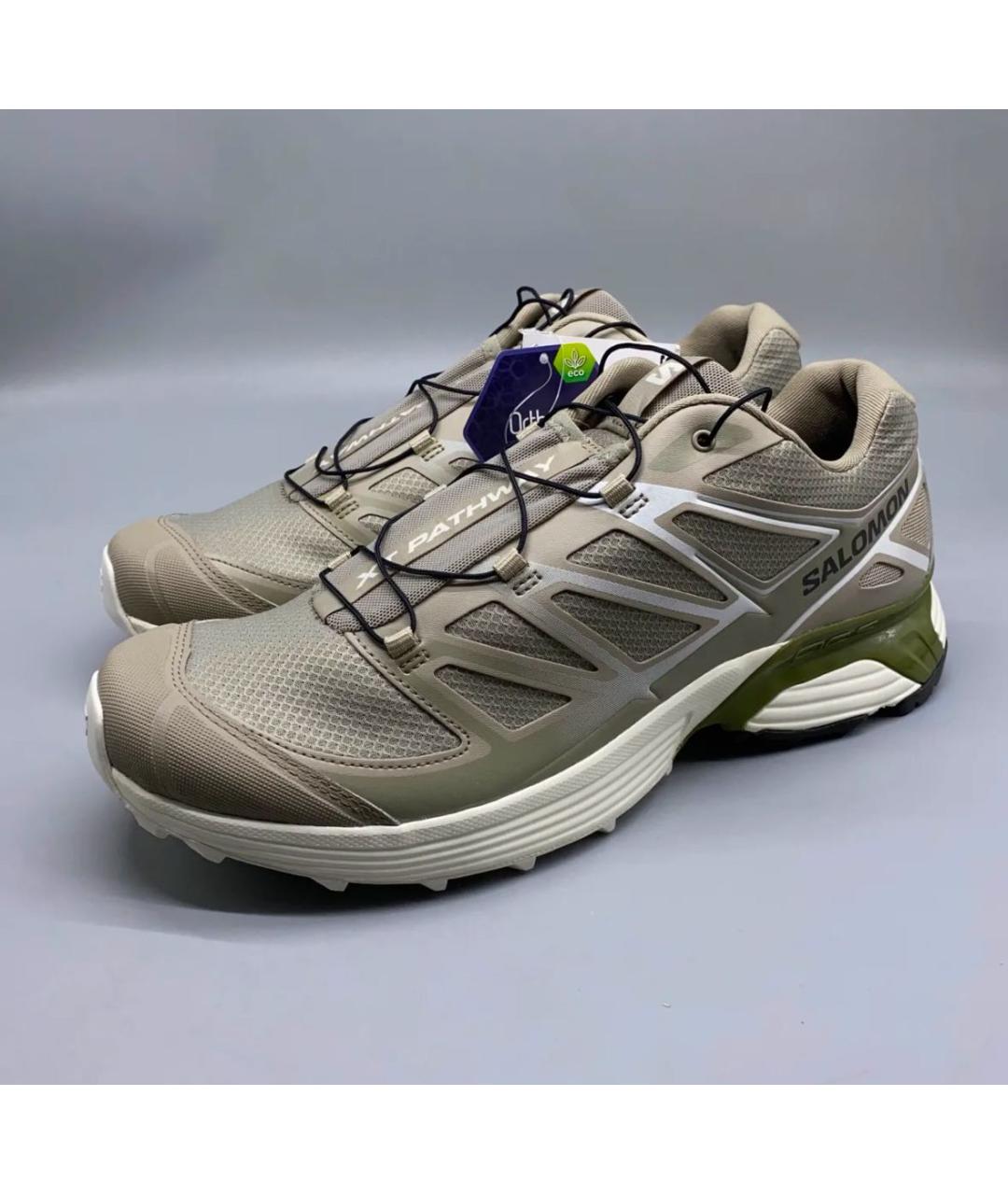 SALOMON Бежевые низкие кроссовки / кеды, фото 5