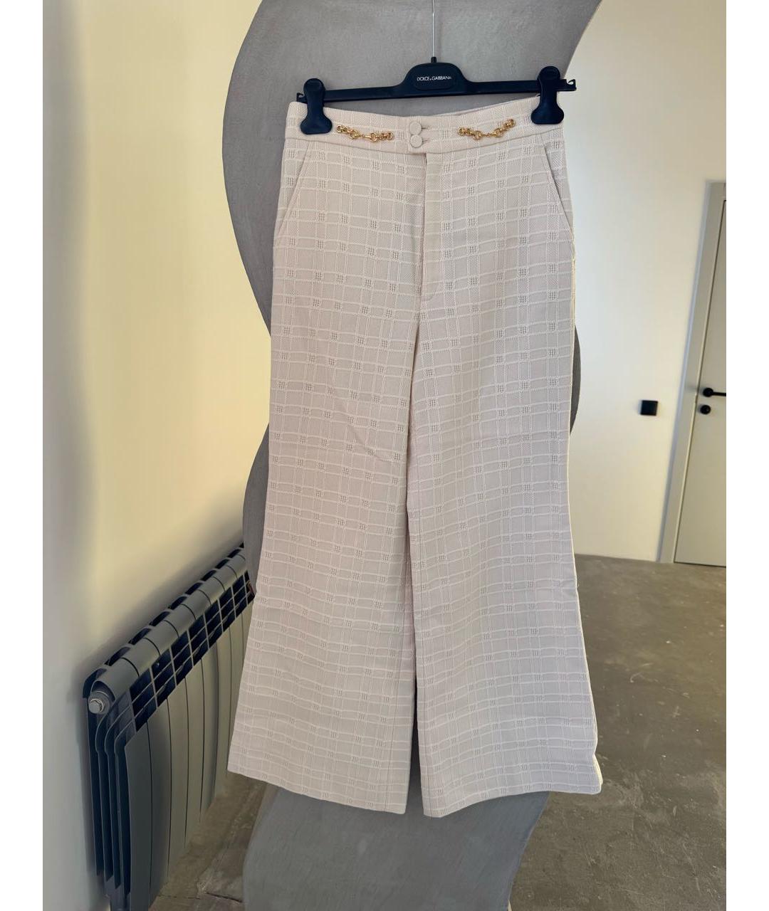 GUCCI Хлопковые прямые брюки, фото 8