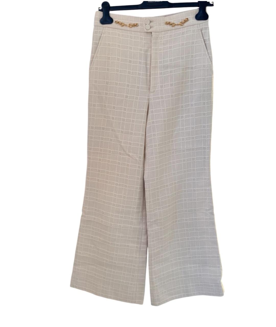 GUCCI Хлопковые прямые брюки, фото 1