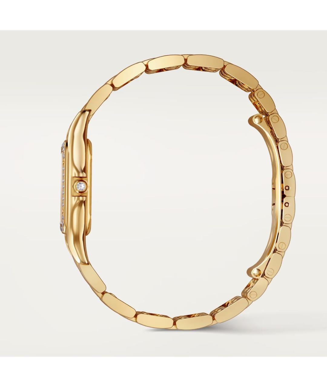CARTIER Золотые часы из желтого золота, фото 4