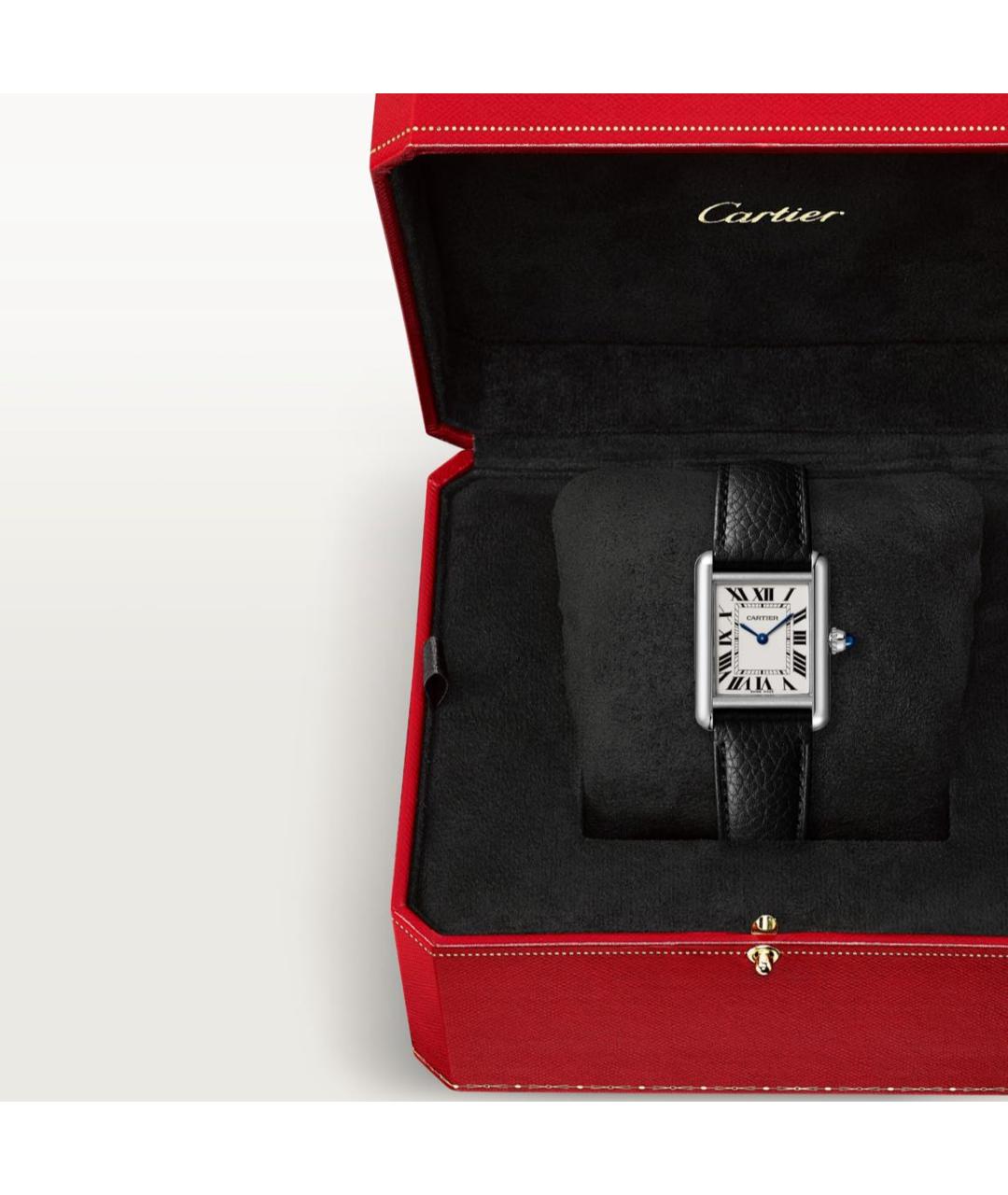 CARTIER Белые металлические часы, фото 6