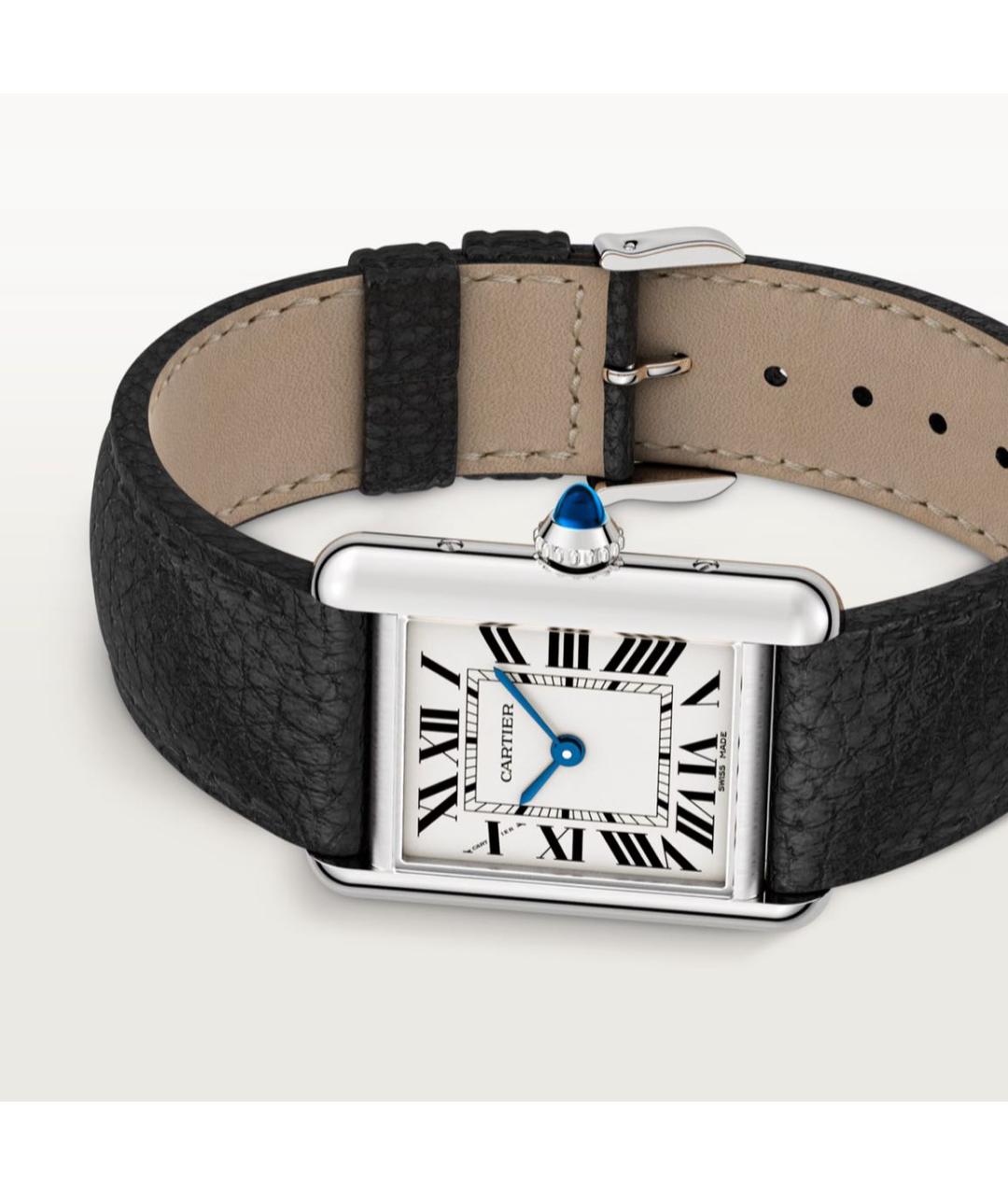 CARTIER Белые металлические часы, фото 4