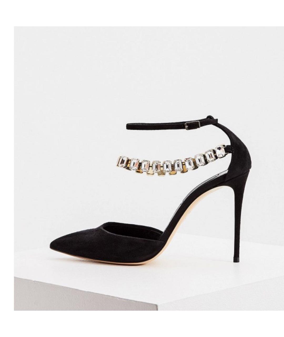 CASADEI Черные замшевые туфли, фото 9