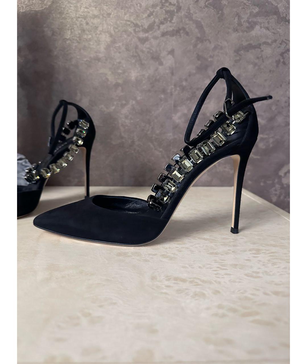 CASADEI Черные замшевые туфли, фото 3