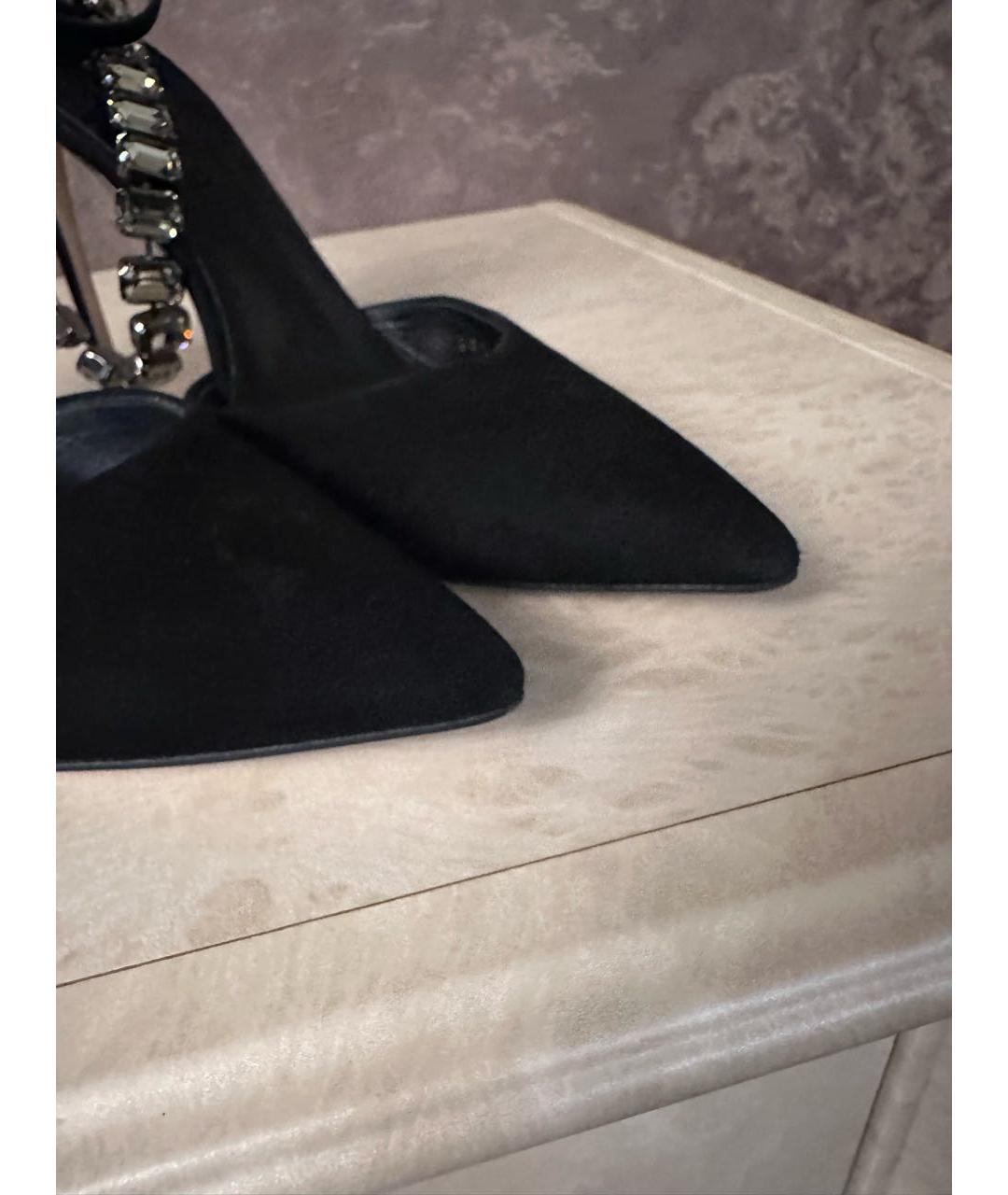 CASADEI Черные замшевые туфли, фото 6