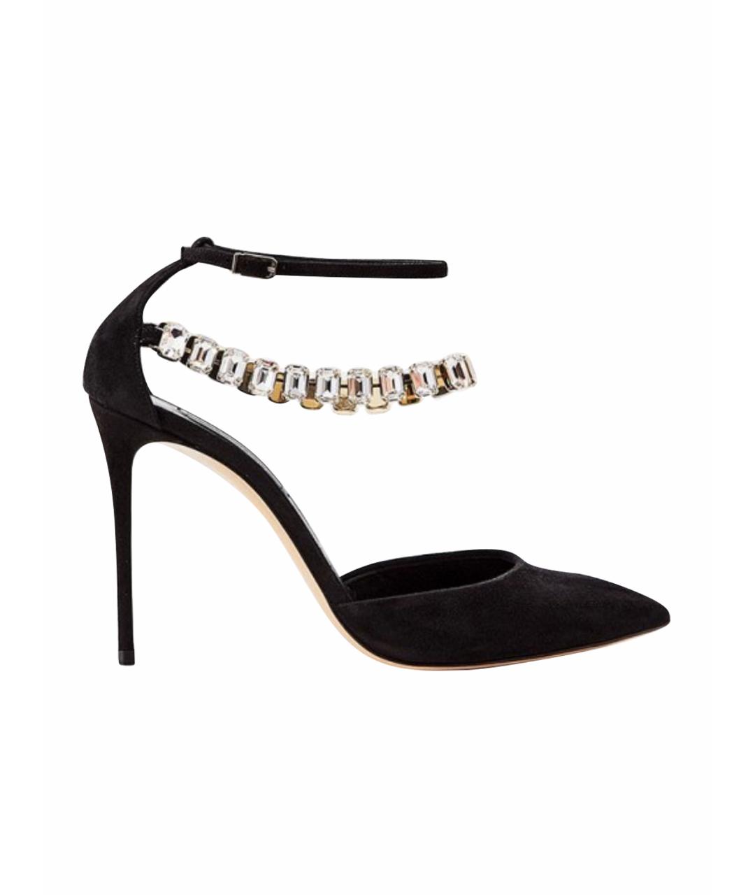 CASADEI Черные замшевые туфли, фото 1