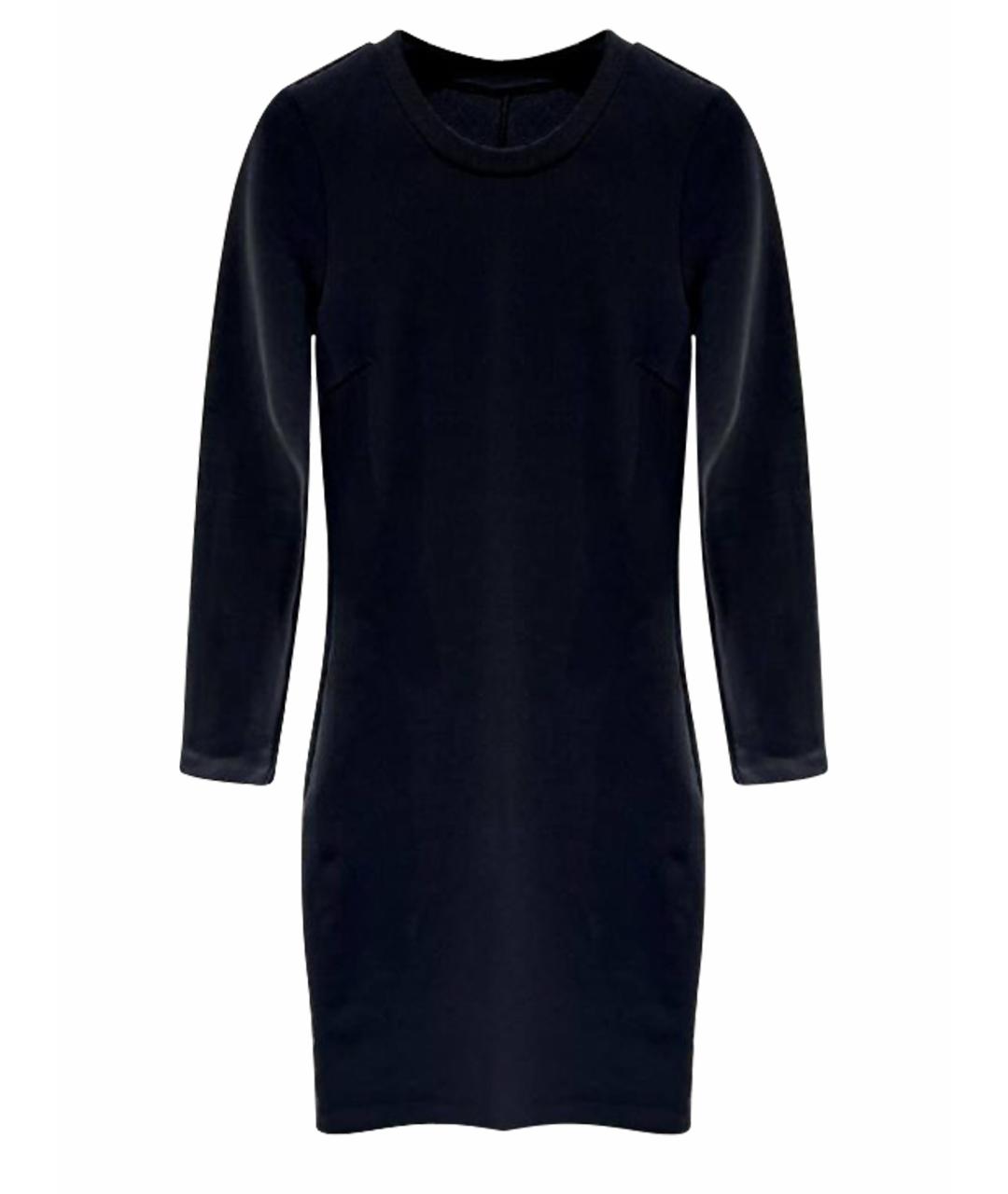 HUGO BOSS Черное хлопковое повседневное платье, фото 1