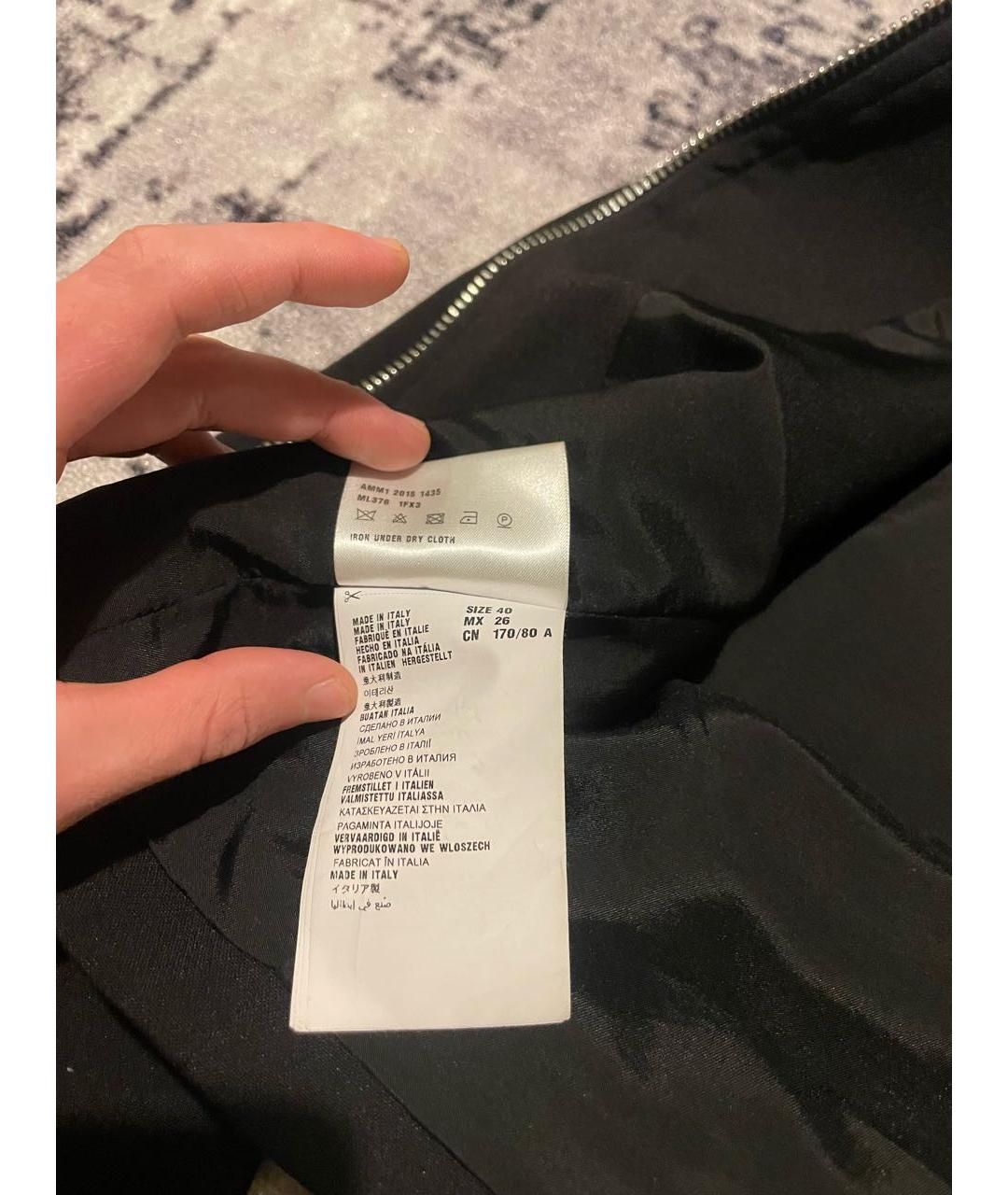 MIU MIU Черный шерстяной жакет/пиджак, фото 7