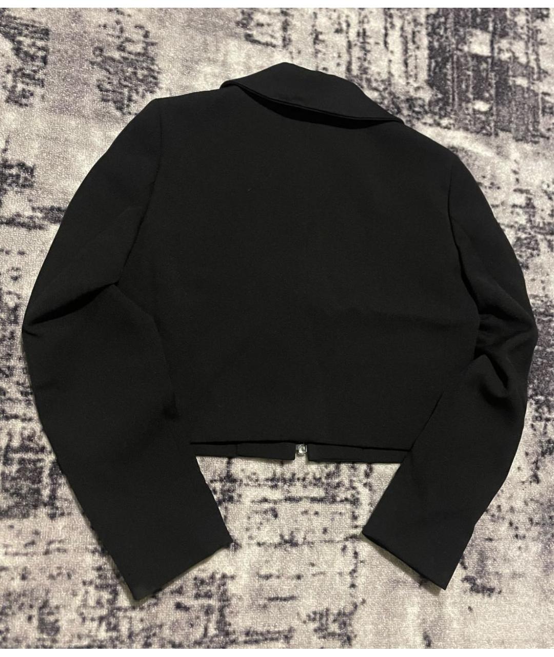 MIU MIU Черный шерстяной жакет/пиджак, фото 3