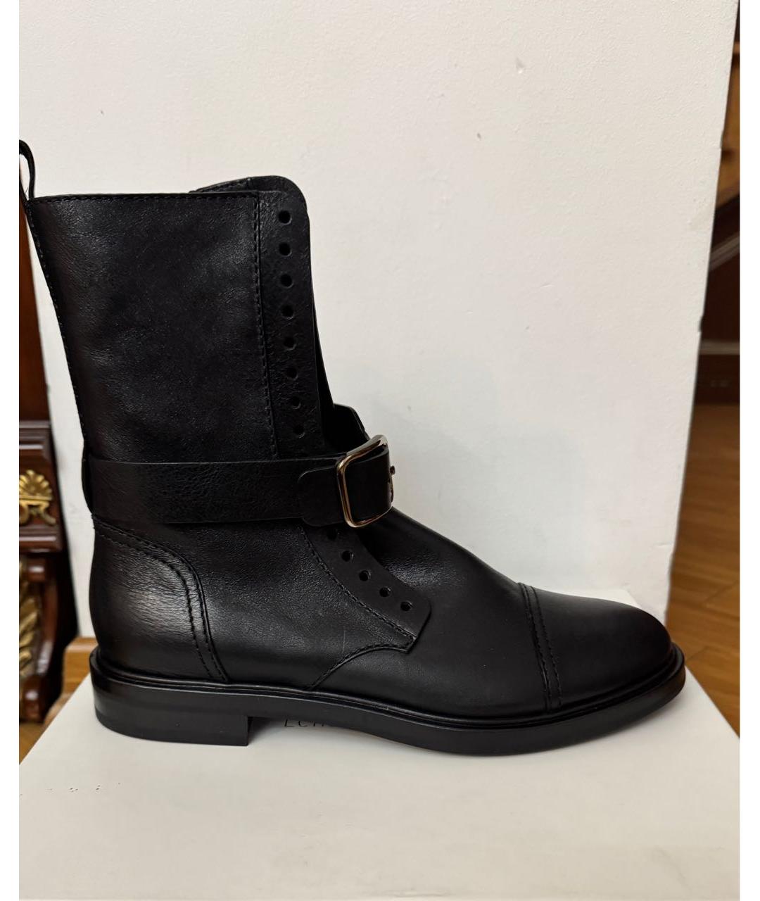 CASADEI Черные кожаные ботинки, фото 6