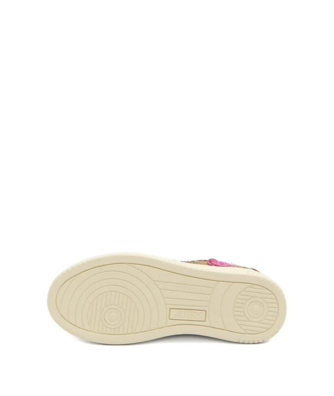 AUTRY Бежевые замшевые кеды, фото 4