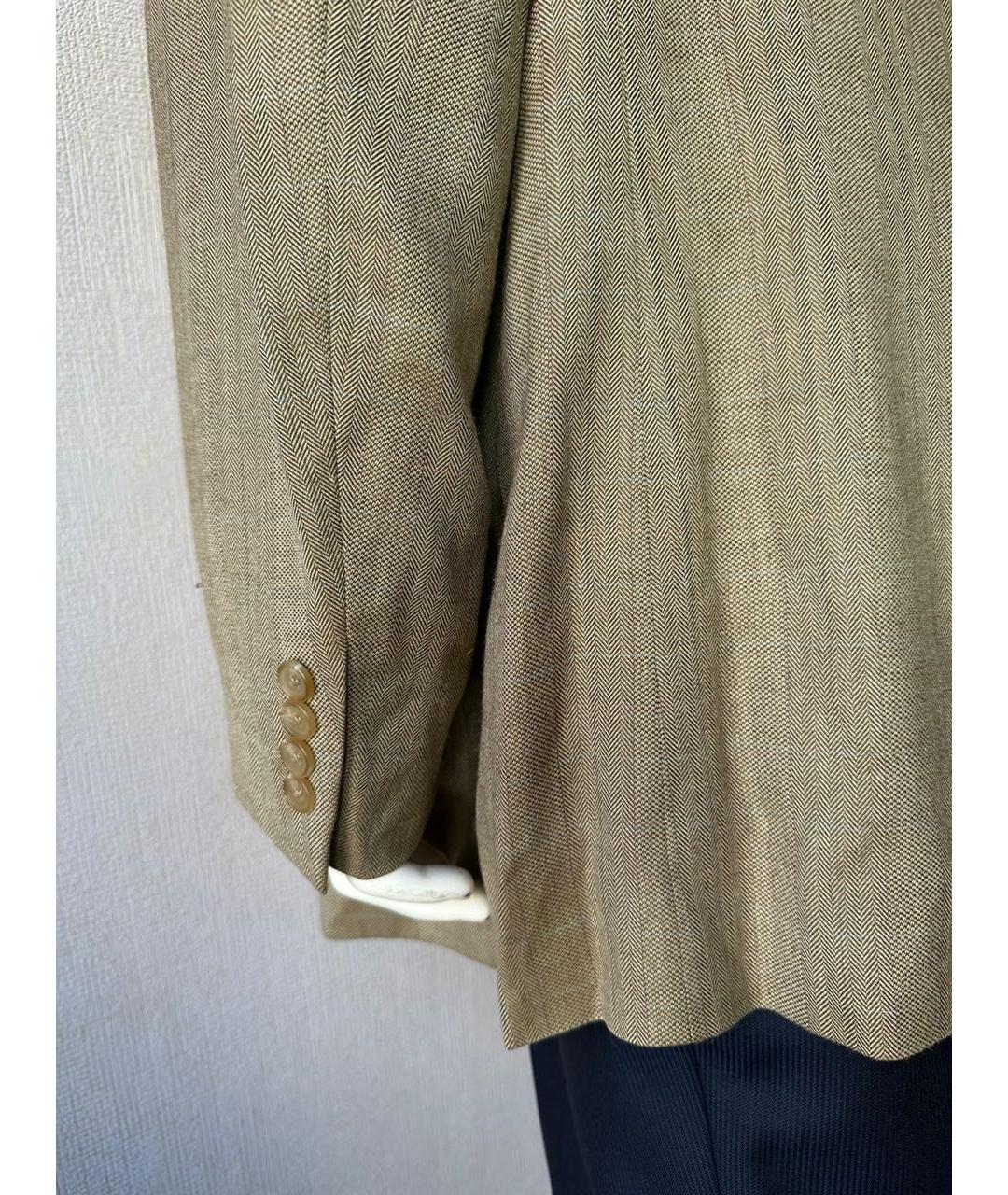 RALPH LAUREN Бежевый пиджак, фото 4