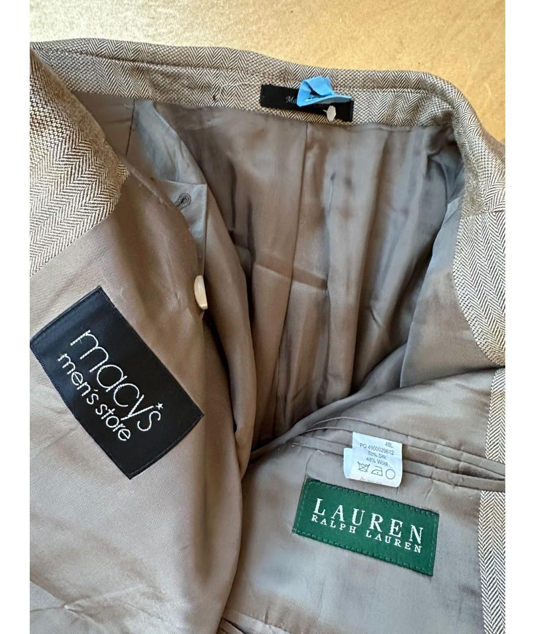RALPH LAUREN Бежевый пиджак, фото 6