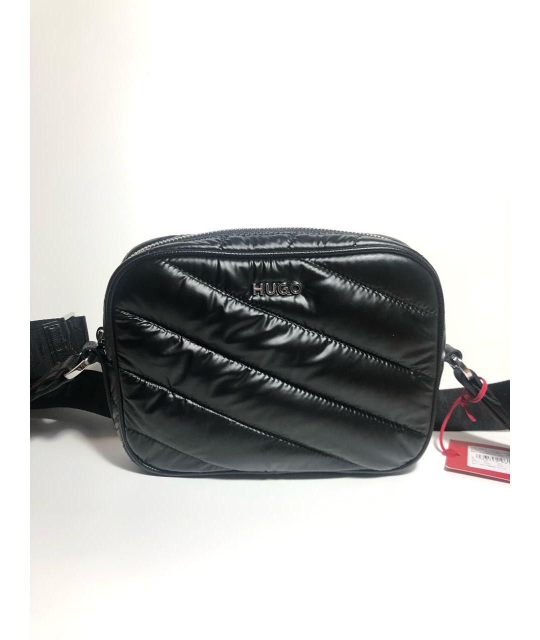 HUGO Черная сумка на плечо, фото 7