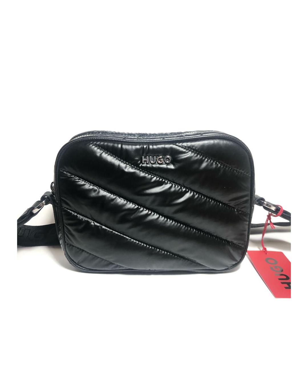 HUGO Черная сумка на плечо, фото 3