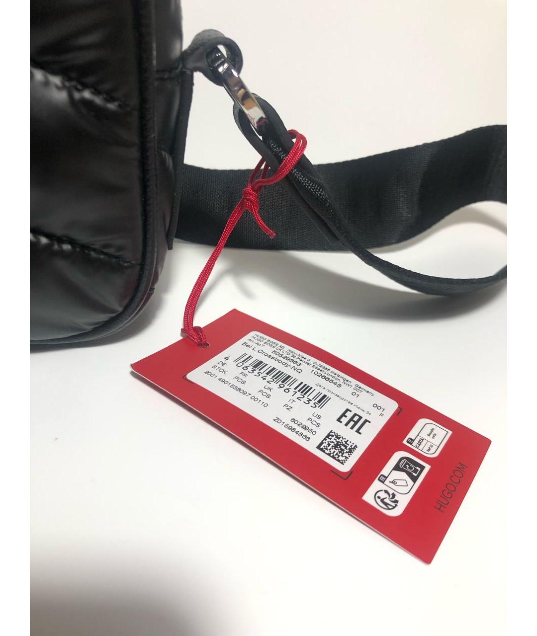 HUGO Черная сумка на плечо, фото 2