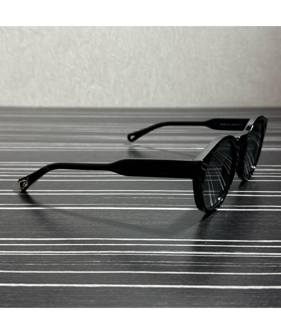 CHLOE Черные пластиковые солнцезащитные очки, фото 2