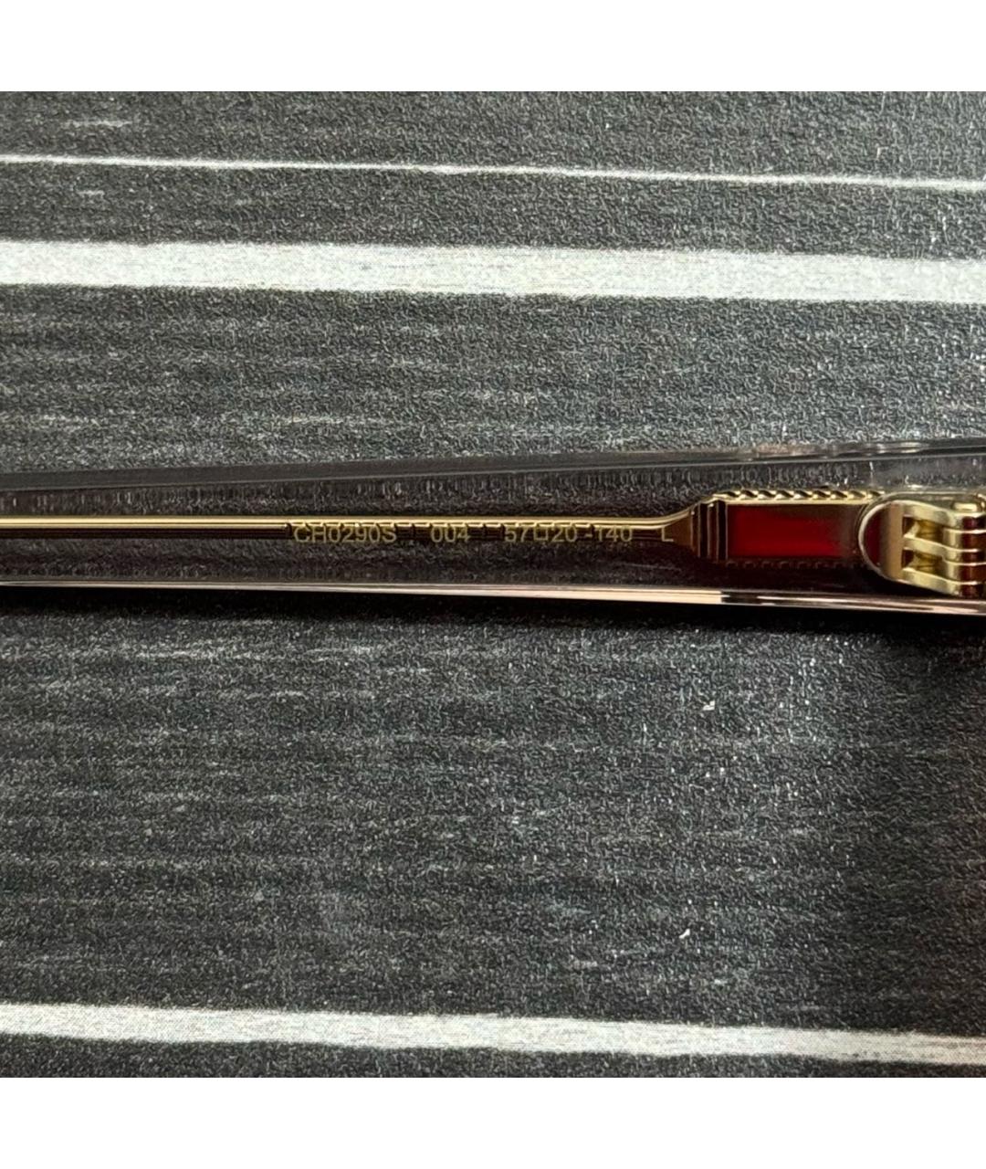 CHLOE Серые пластиковые солнцезащитные очки, фото 3