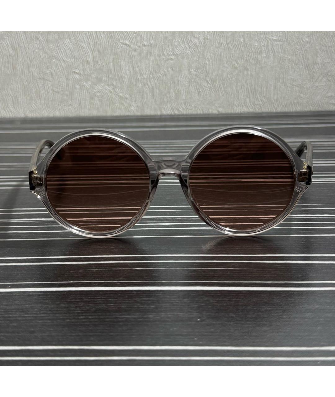 CHLOE Серые пластиковые солнцезащитные очки, фото 5