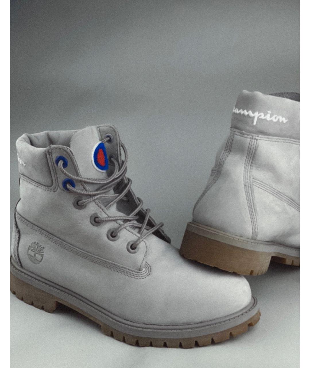 TIMBERLAND Антрацитовые нубуковые ботинки, фото 7