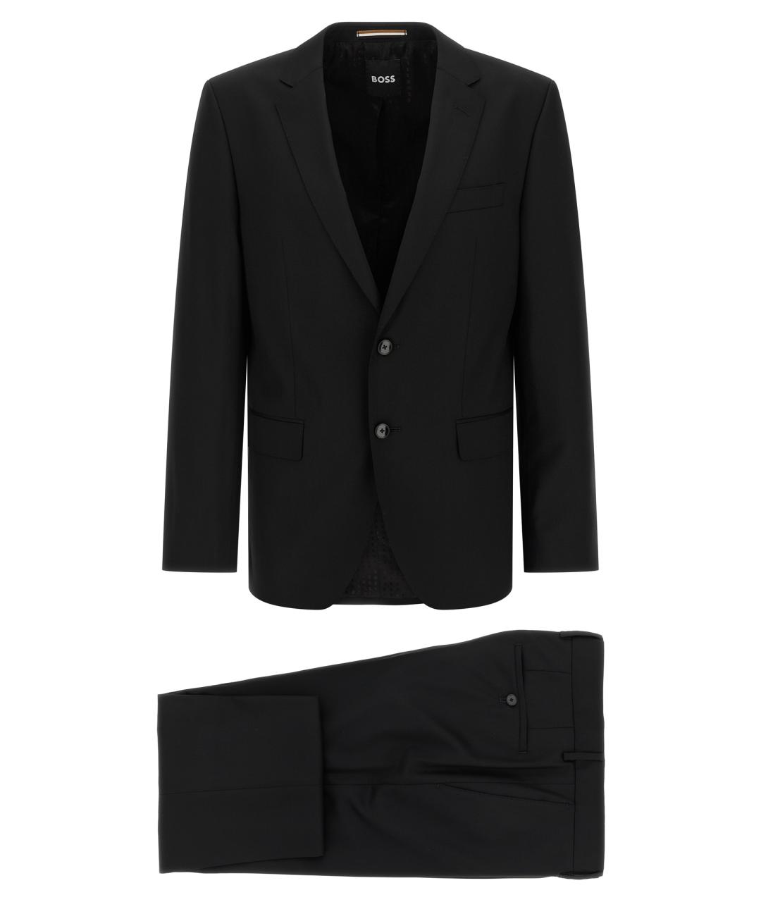HUGO BOSS Черный классический костюм, фото 1
