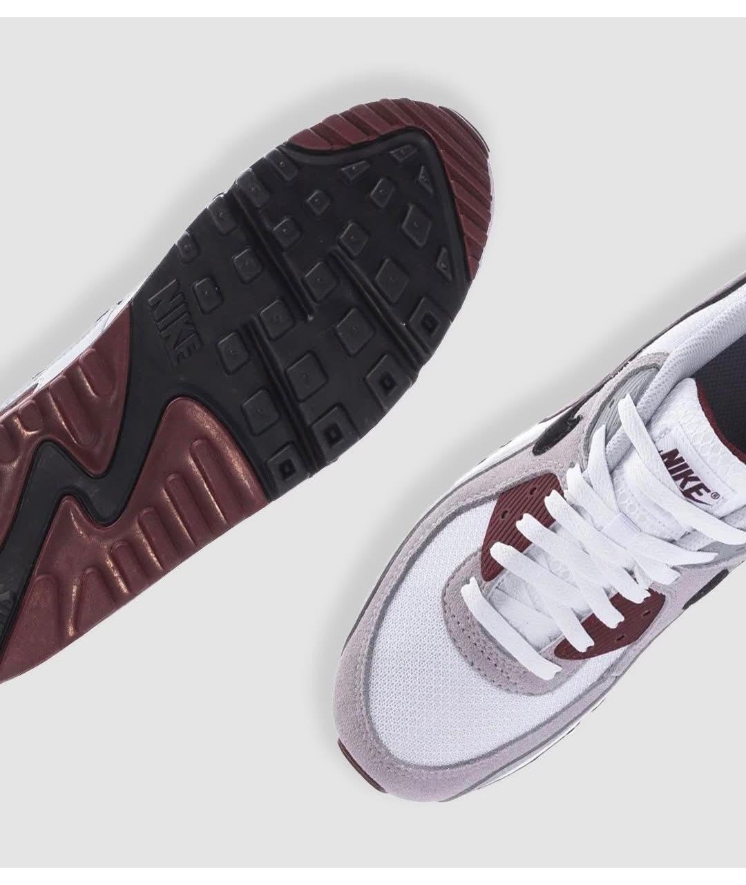 NIKE Серые кожаные низкие кроссовки / кеды, фото 7