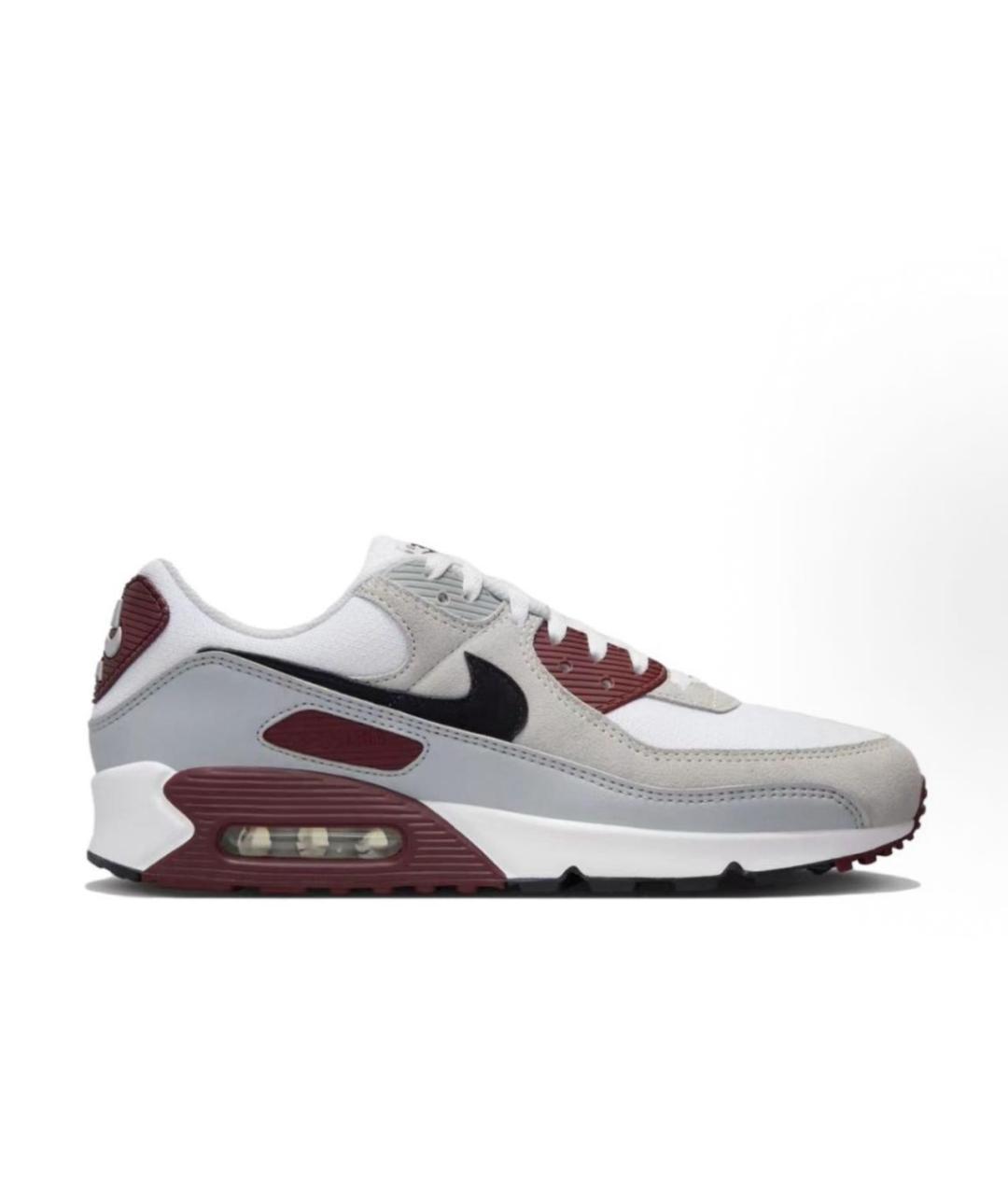 NIKE Серые кожаные низкие кроссовки / кеды, фото 9